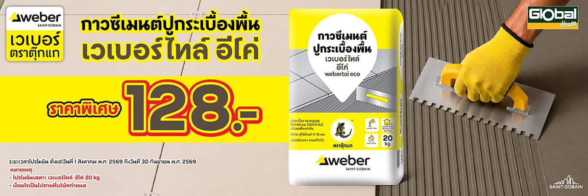 เวเบอร์ไทล์ อีโค่ ราคาพิเศษ 128.-
