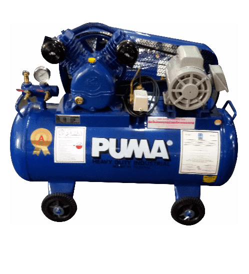 PUMA ปั๊มลมสายพานพร้อมมอเตอร์ 1 HP ขนาด 92 ลิตร รุ่น PP21-WM