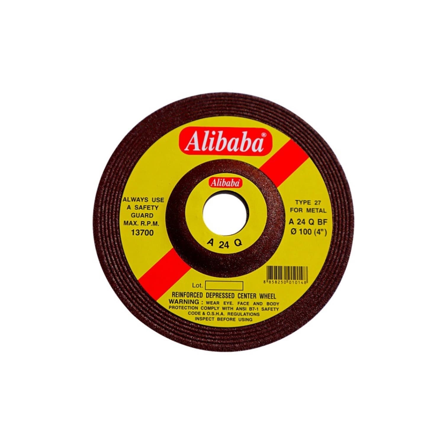 ALIBABA แผ่นเจียร์ (คีนิค) ขนาด 4 นิ้วx6มม.