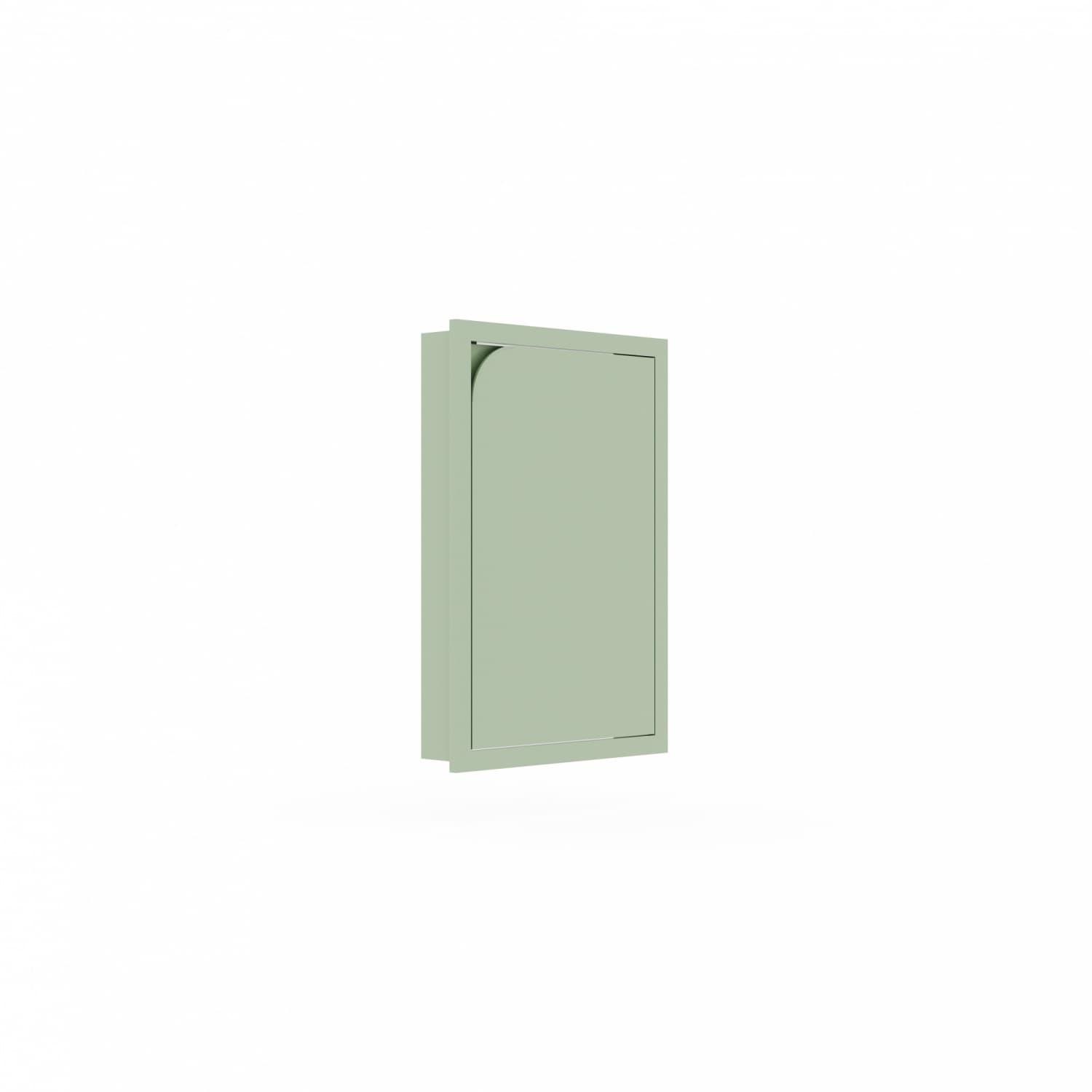KITZCHO บานซิงค์เดี่ยวพร้อมปีกวงกบเปิดขวา6040 KENCUHSFT6040RLE สีลีฟ