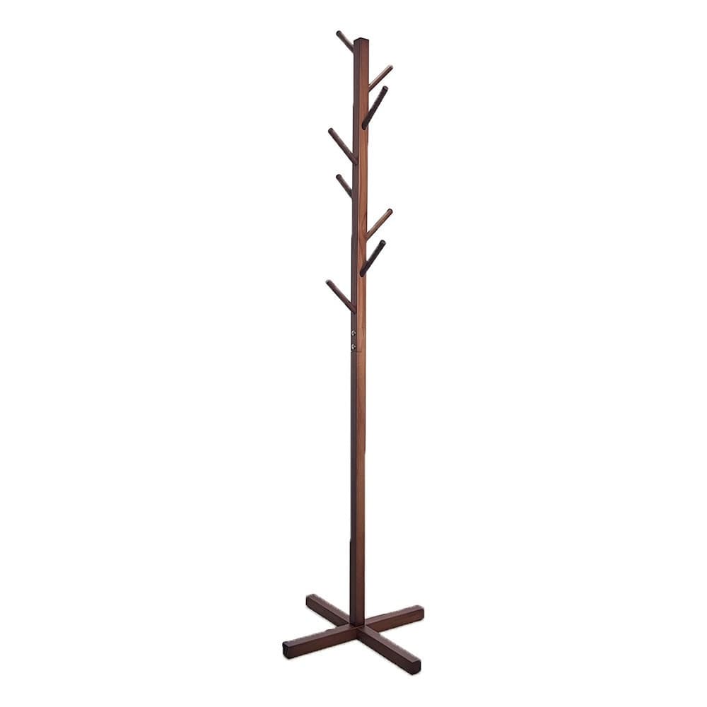SAKU ที่แขวนหมวกและเสื้อ รุ่น JMS001-BN ขนาด 45×45×158ซม. สีน้ำตาล