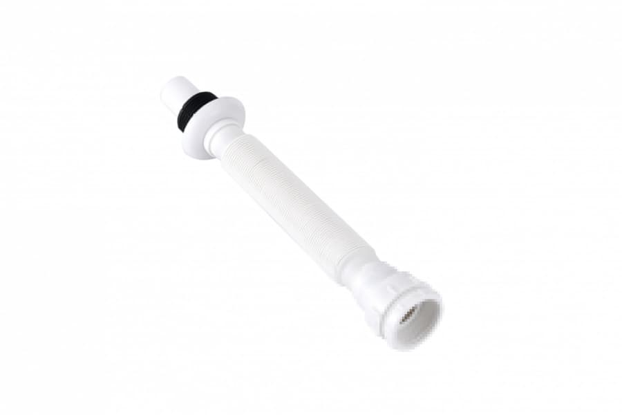 Verno ท่อย่นน้ำทิ้งพลาสติกแบบยืดหดได้ รุ่น PQS-QL2073 ขนาด 120 ซม. สีขาว