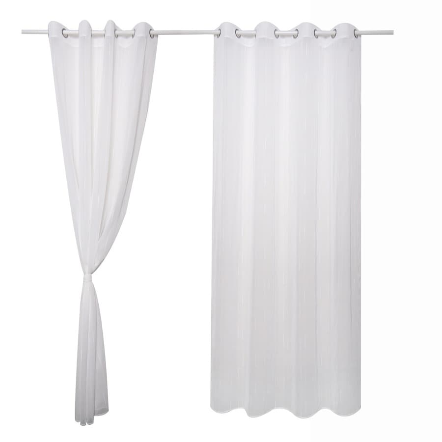 DAVINCI ผ้าม่านประตู รุ่น Keris-04 ขนาด 150x250 ซม. สีขาว