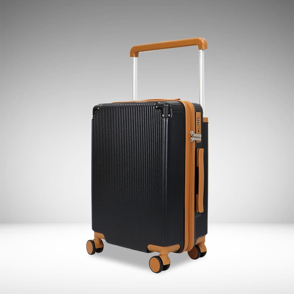 WETZLARS กระเป๋าเดินทางแบบด้านจับยาว ขนาด 20 นิ้ว  รุ่น Jasper-01 ขนาด 22x36x53 ซม. สีดำโอนิกซ์