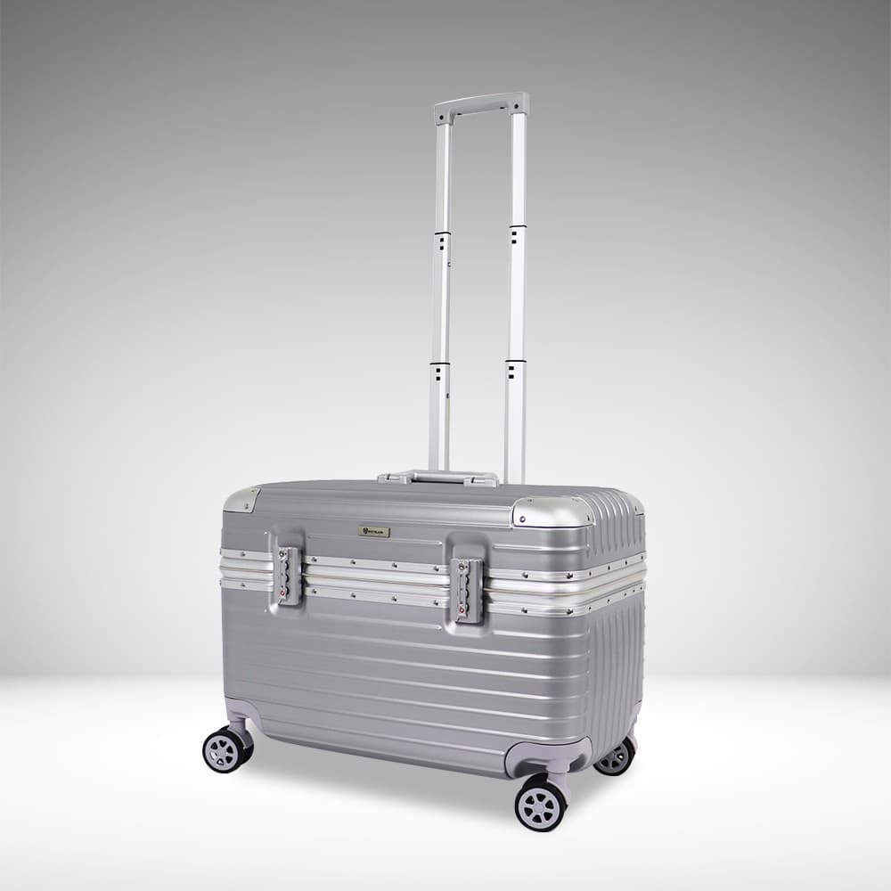 WETZLARS กระเป๋าเดินทาง ขนาด 20 นิ้ว รุ่น Nicolas-02 ขนาด 29x39x53.50 ซม. สีเงินนิบัส