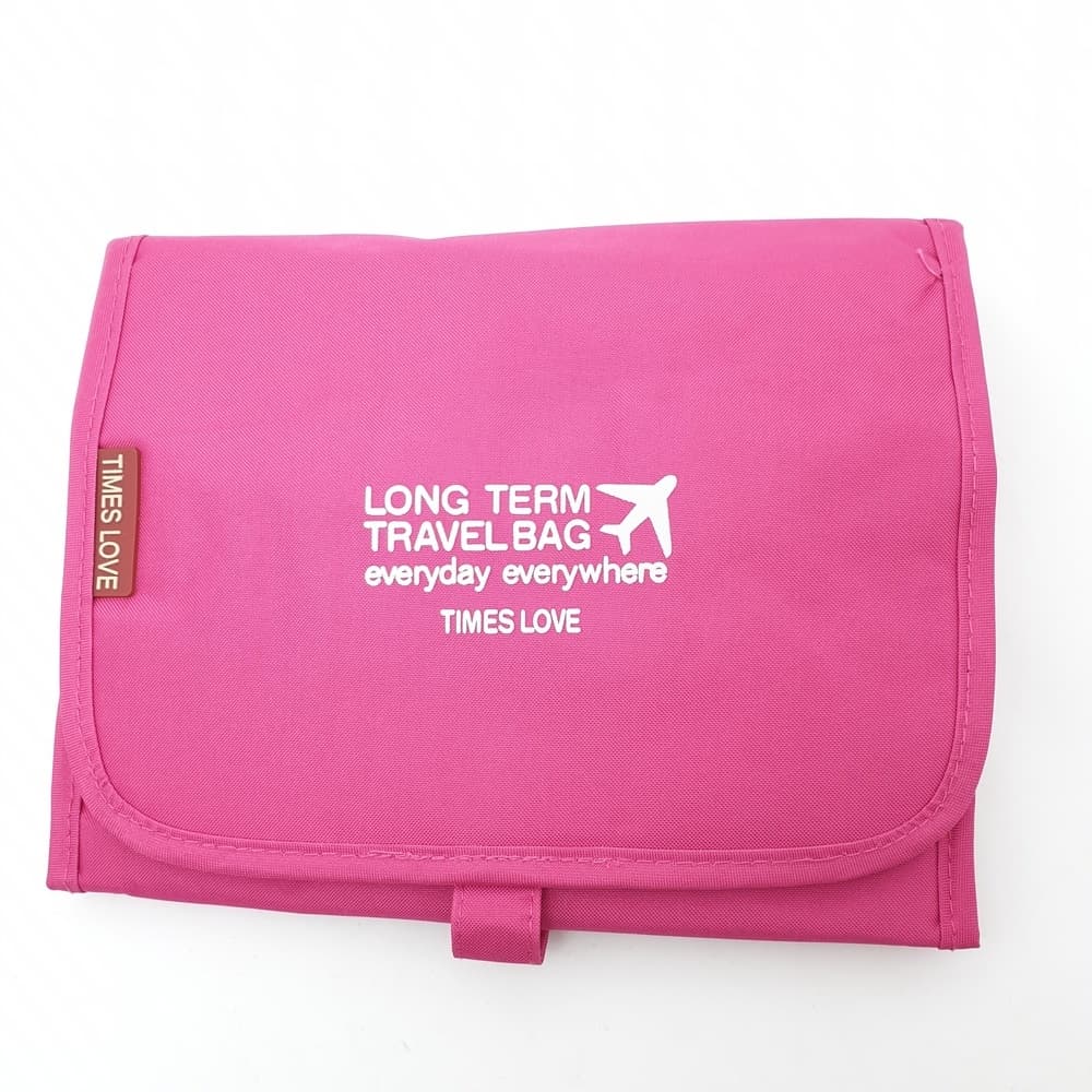 กระเป๋าจัดระเบียบแยกชิ้นได้ รุ่น ZRH-019-FS ขนาด 23.5x18x3 cm สีชมพูบานเย็น