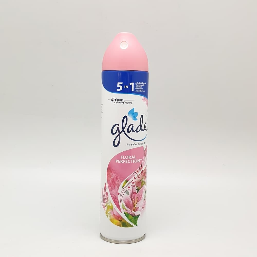 GLADE เกลด สเปรย์ปรับอากาศ-ฟลอรัล กลิ่นเพอร์เฟ็คชั่นส์ 320 มล.