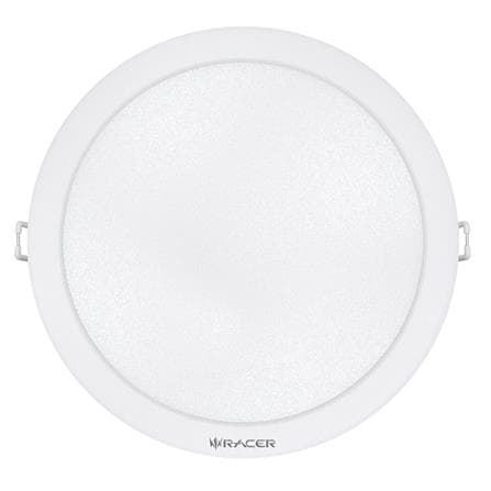 RACER โคมดาวน์ไลท์ LED แบบฝังฝ้าหน้ากลม 4นิ้ว 9W รุ่น EVO TECH แสงเดย์ไลท์