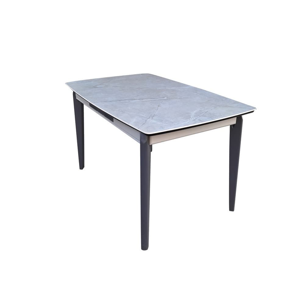DELICATO โต๊ะอาหารหินอ่อนเทียม   รุ่น GLOSSIO โต๊ะ: 130x80x75 ซม