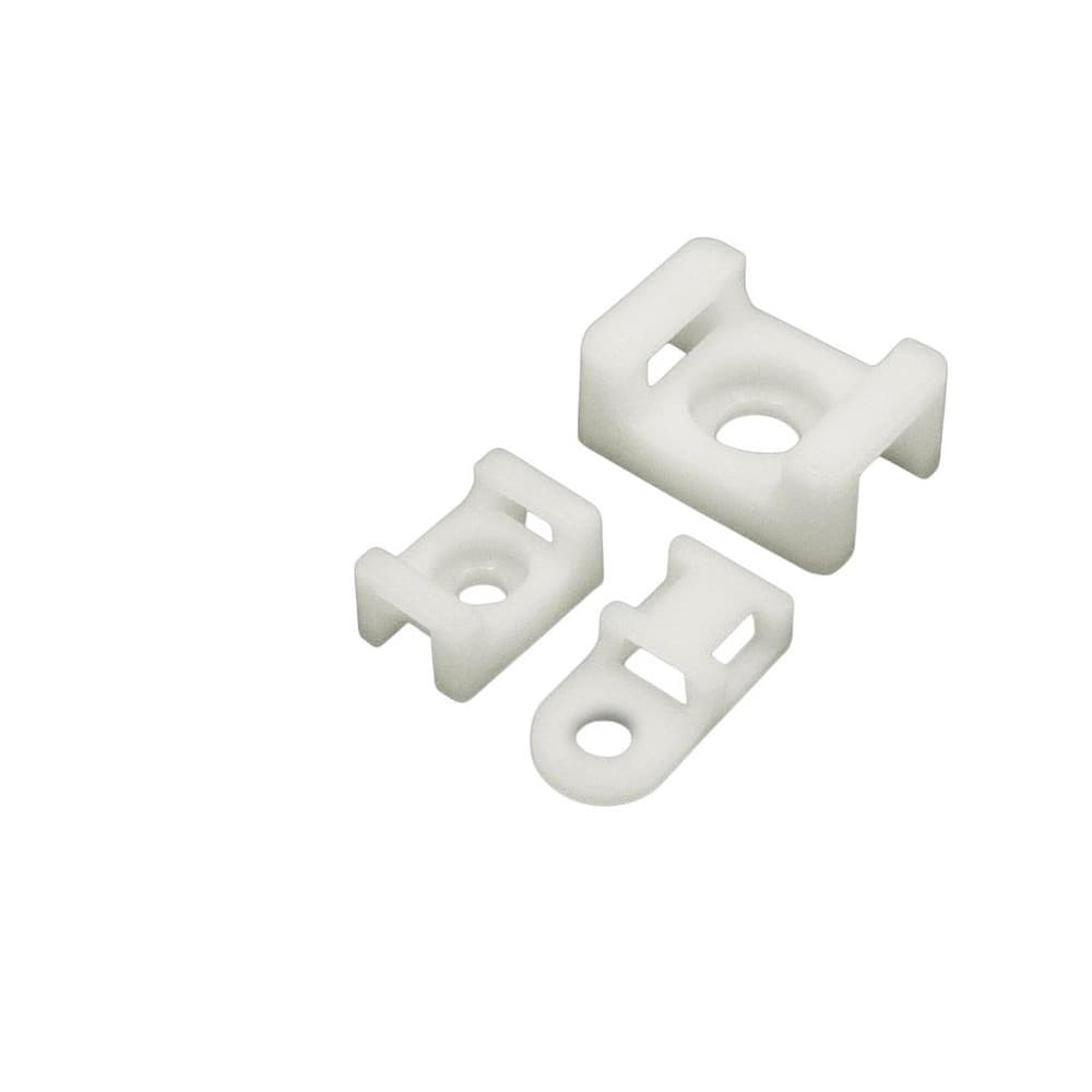 BANDEX แป้นยึดสกรู/Saddle Type Tie Mount  ขนาด 9 x 23 x 16  (20 pcs.) สีขาว