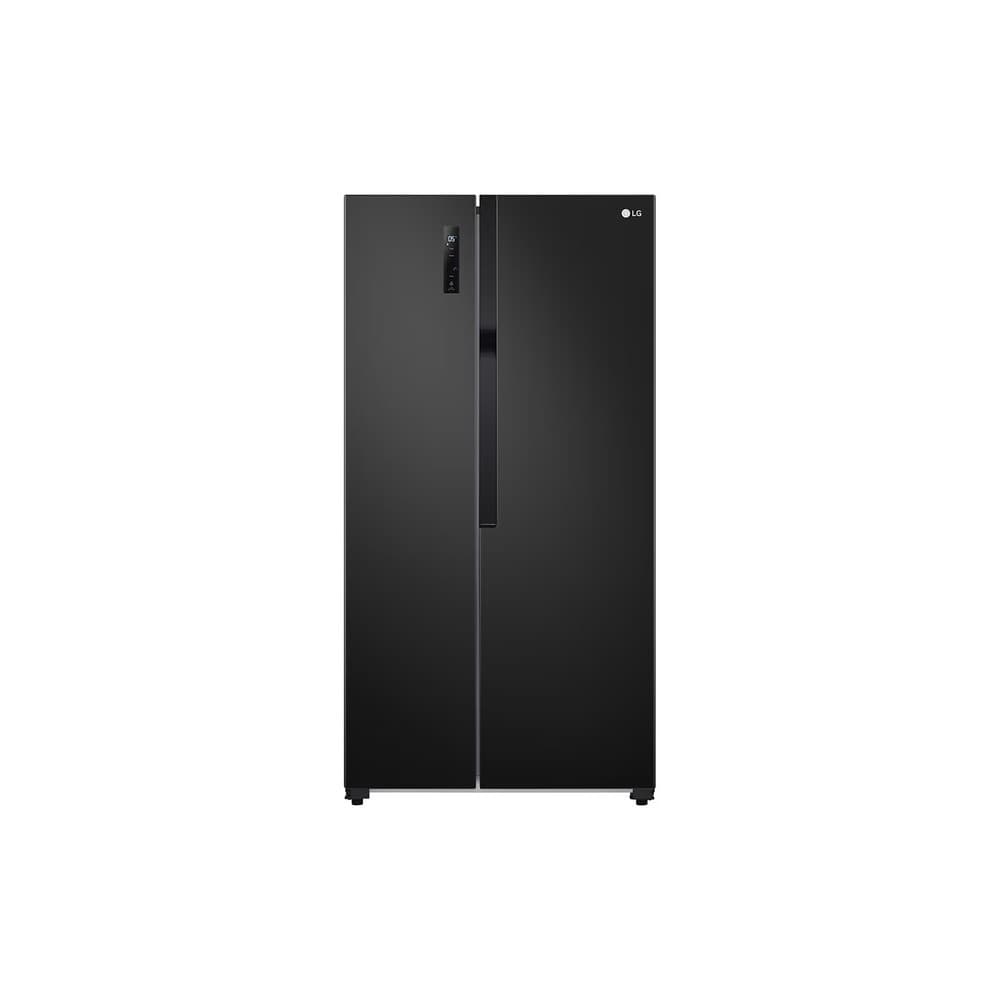 LG ตู้เย็น Side by side รุ่น GC-B187JBAM ขนาด 18Q สีดำ