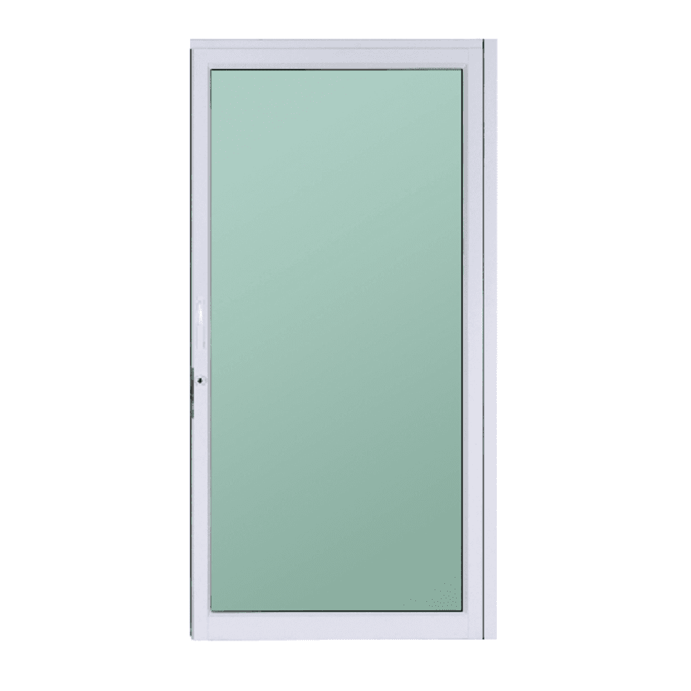 A PLUS ประตูอะลูมิเนียม บานแขวน A-DS/010 100x205ซม. สีขาว