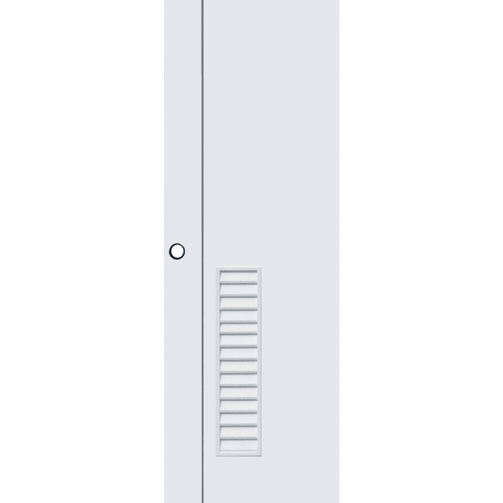 ECO-DOOR  ประตูภายใน uPVC เอ็กซ์ทรูชั่น  รุ่น XG3 ขนาด 70x200 ซม. สีขาว (เจาะลูกบิด)