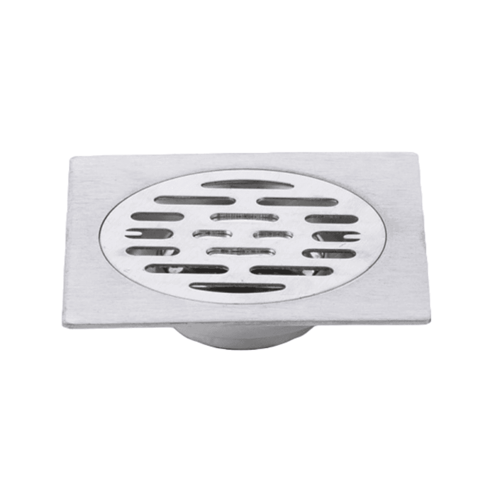 Verno ตะแกรงกันกลิ่นสเตนเลส 304 รุ่น PQS-01 ขนาด 10x10x2ซม. สีสเตนเลส