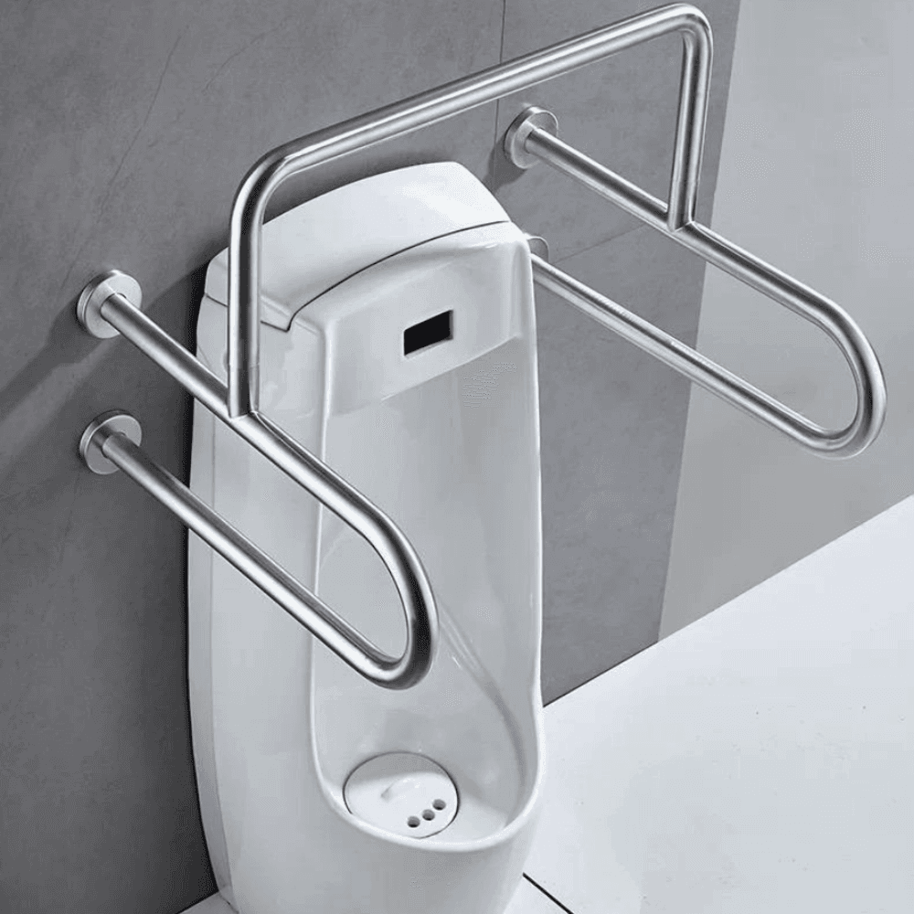 Verno ราวทรงตัวสแตนเลส 304 สำหรับโถปัสสาวะชาย รุ่น  VN-3265U ขนาด 55.2x64.8x66.2 ซม.  สีแฮร์ไลน์