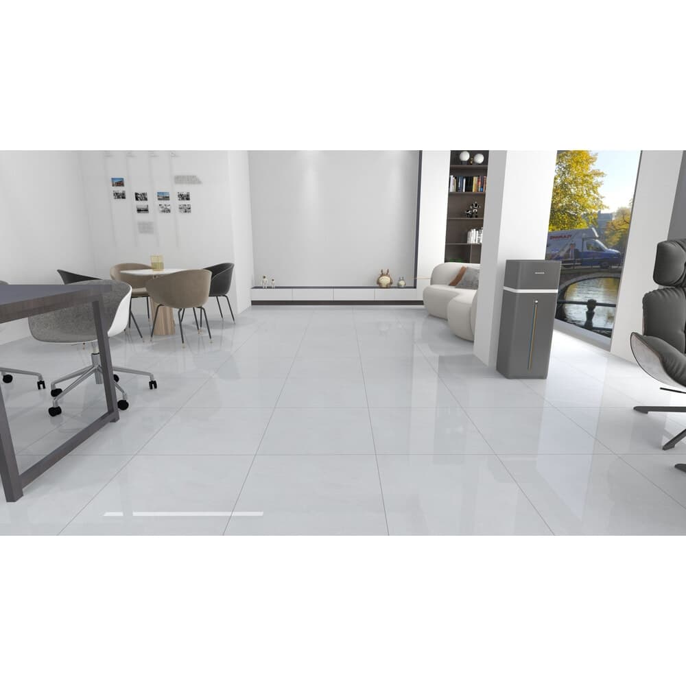 Marbella กระเบื้องพอร์ซเลน 60x60 ซม. รุ่น ซอฟเกรย์ YLS8107  Gloss (4P) Random
