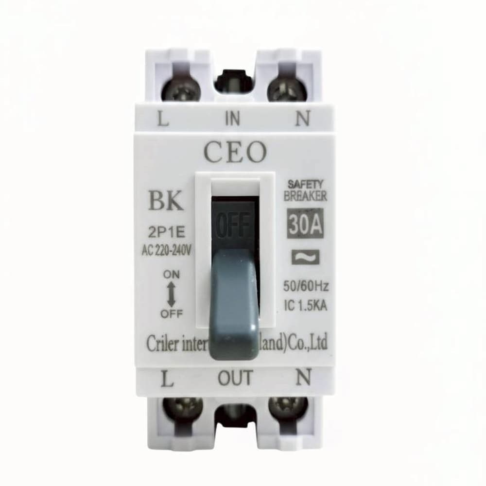 CEO เบรคเกอร์ 2P 30A รุ่น BK-30A สีดำ