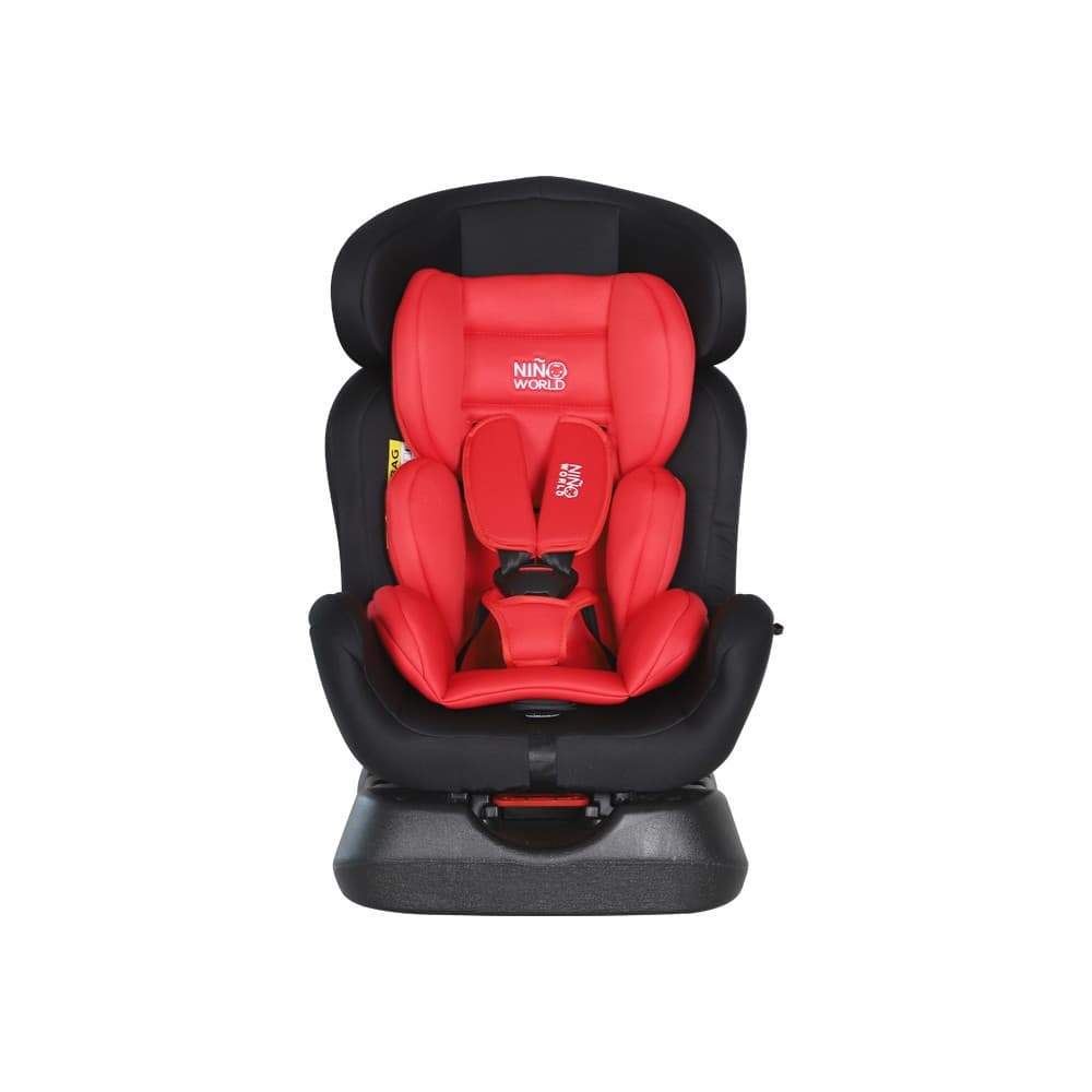 NINO WORLD คาร์ซีทเด็ก 0-7 ขวบ รุ่น NN08- BR ขนาด 43X46X69 ซม. สีดำ-แดง