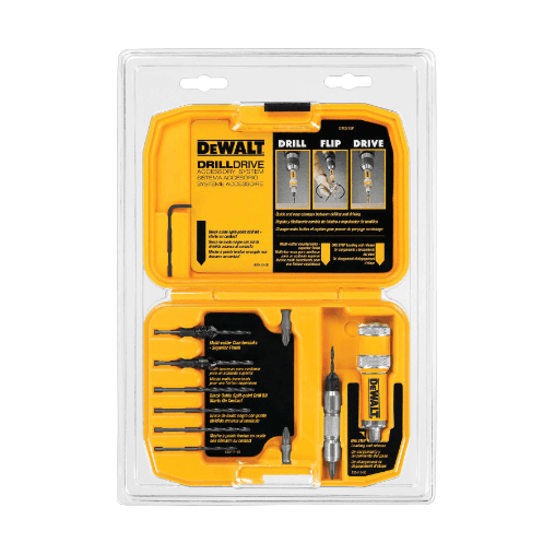 DEWALT ชุดดอกไขควงและดอกสว่าน 12 ชิ้น รุ่น DW2735P
