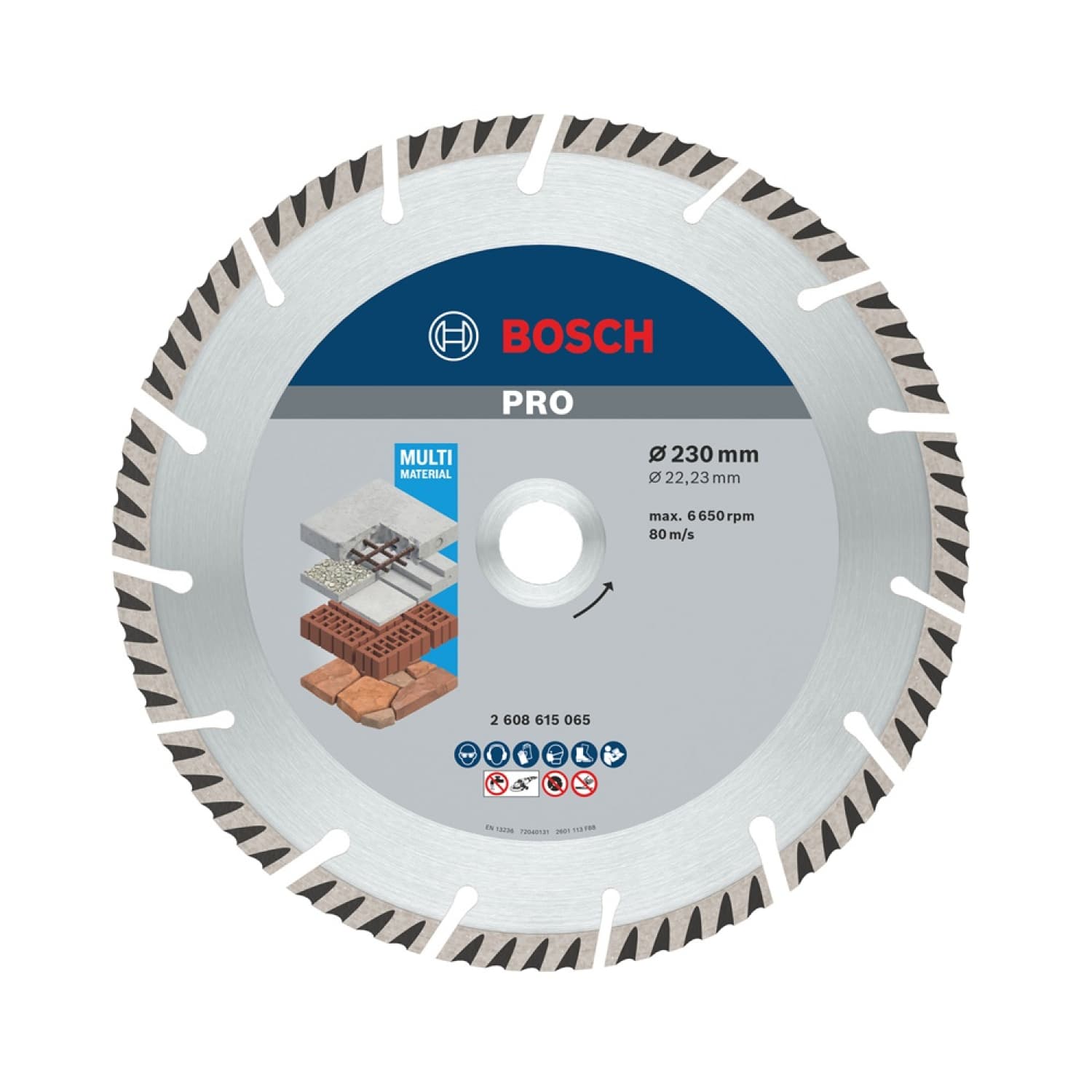 BOSCH ใบเพชร 9 นิ้ว ตัดกระเบื้อง/คอนกรีต/แกรนิต รุ่น Pro #065