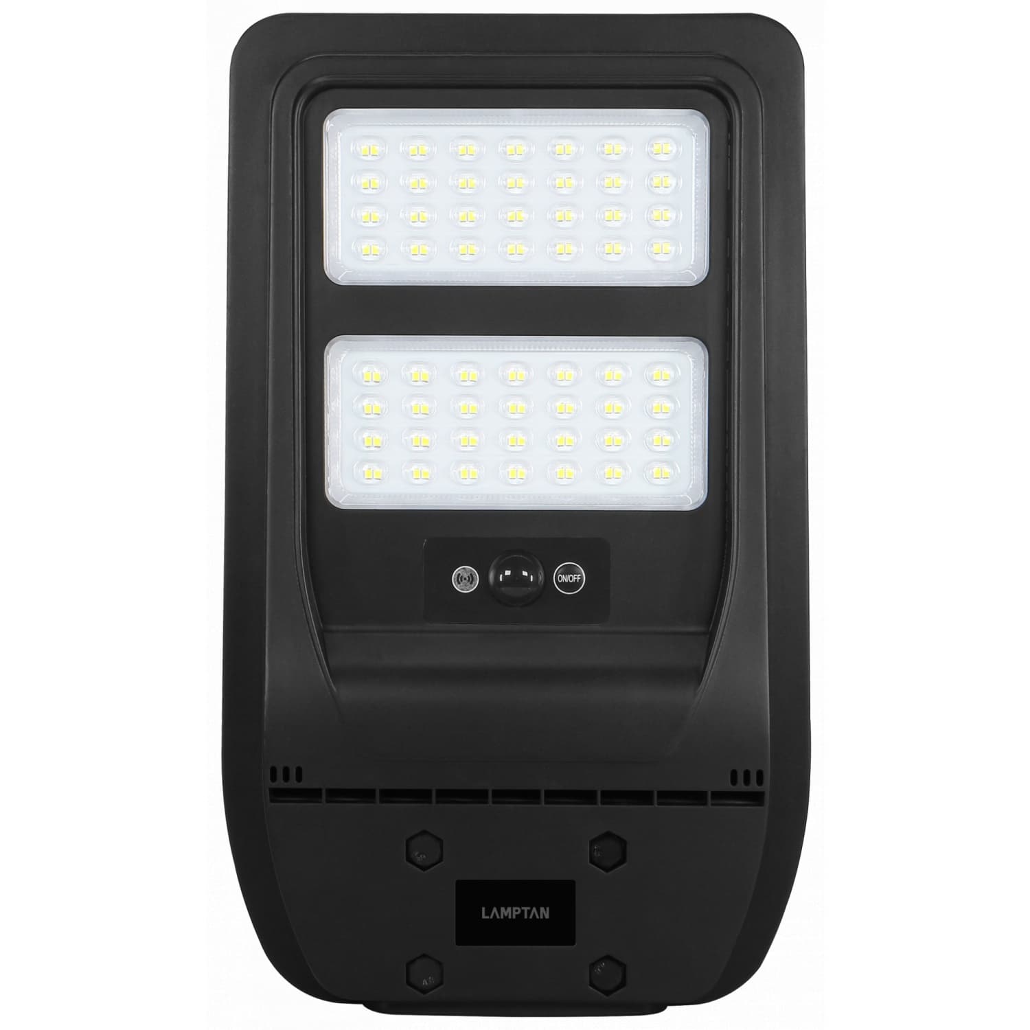 LAMPTAN โคมไฟถนนโซลาร์เซลล์ LED 100W IP65 รุ่นเออร์แบน แสงเดย์ไลท์