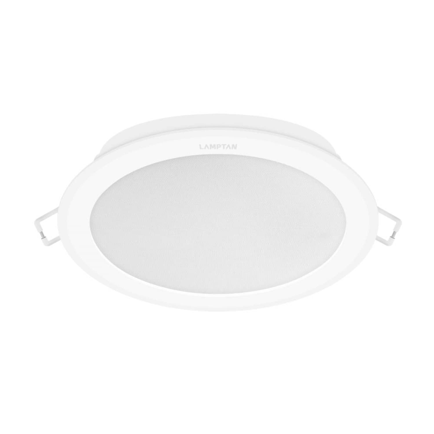 LAMPTAN โคมดาวน์ไลท์ LED แบบฝังหน้ากลม 5นิ้ว 18W รุ่นอีมิท แสงเดย์ไลท์

