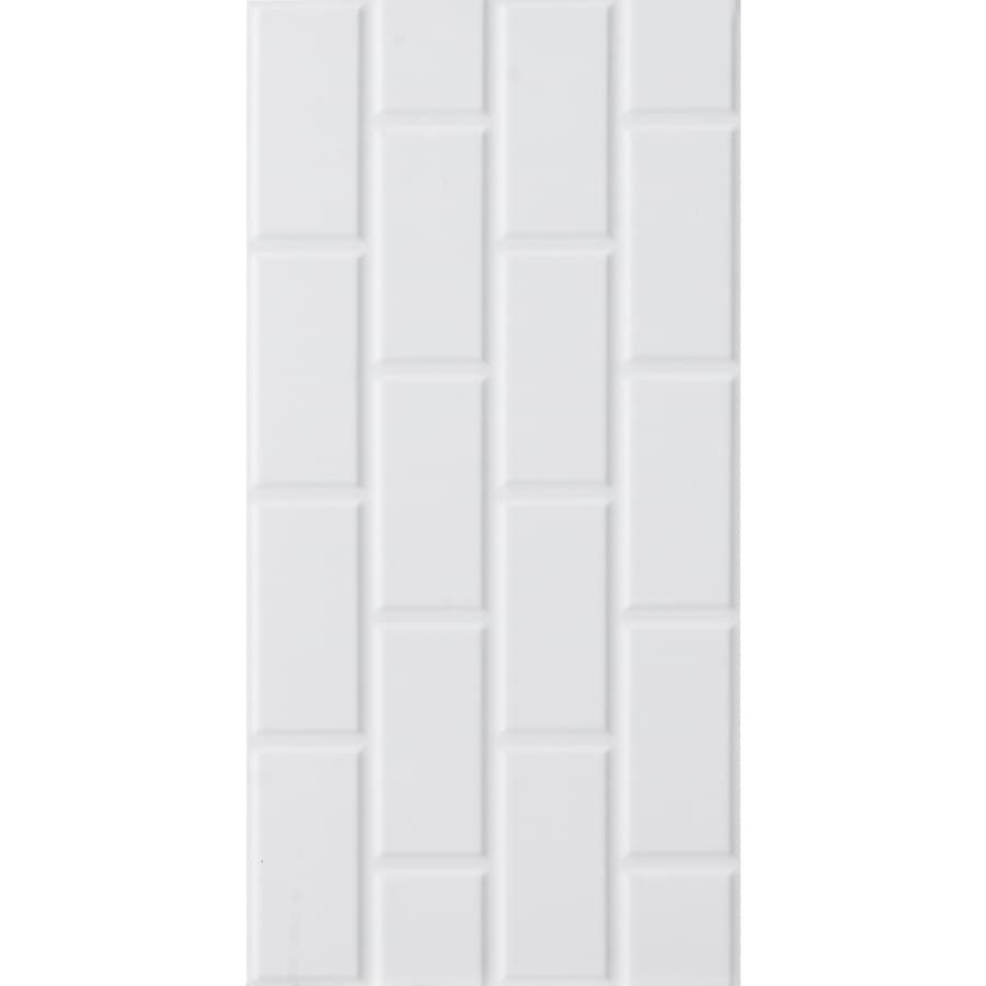 Marbella กระเบื้องเซรามิคปูผนัง 30x60 ซม. Brick white HY36001 Gloss (9P)