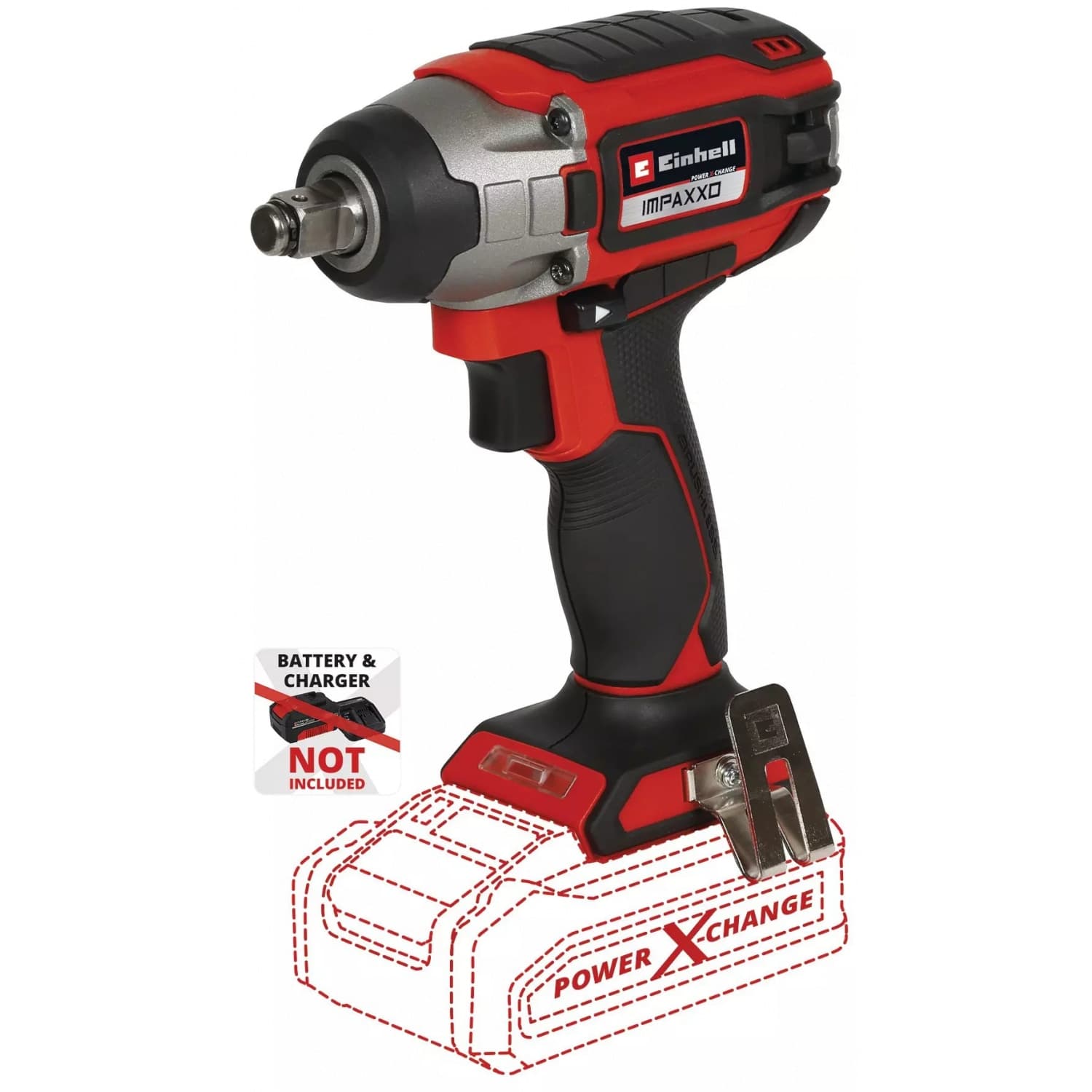Einhell บล็อกกระแทกไร้สาย 18V 230Nm. รุ่น IMPAXXO 18/230 Solo (เครื่องเปล่า)
