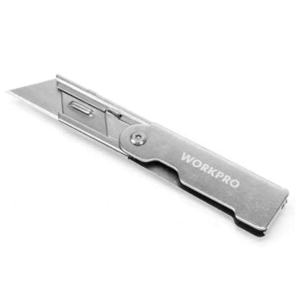 WORKPRO ใบมีดกรีด ขนาด 3-3/4 นิ้ว คลิปหนีบกระเป๋า รุ่น WP211001