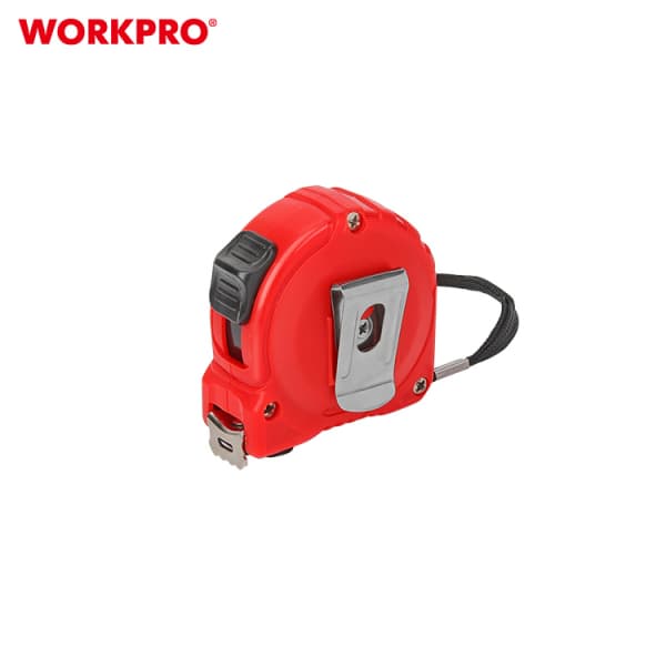 WORKPRO ตลับเมตรพลาสติก 5M 19mm รุ่น WP261035 สีแดง