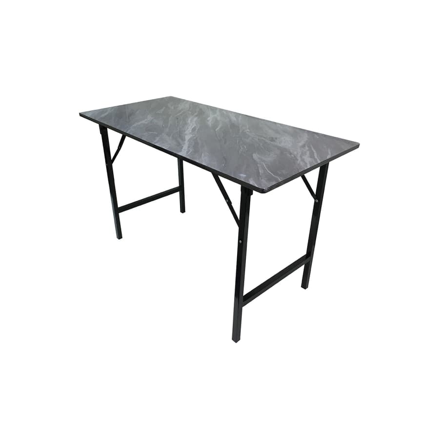 DELICATO โต๊ะเอนกประสงค์ รุ่น MD667 Volakas ขนาด 60x90x75 ซม. ลายหินดำ