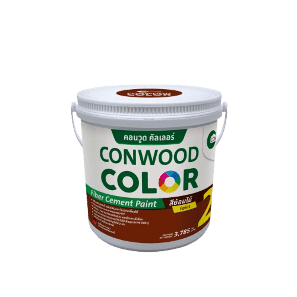 คอนวูด สีย้อมไม้คัลเลอร์ 3.785 ลิตร สีวอลนัท