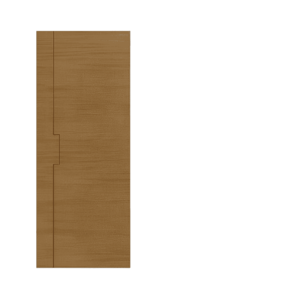 ประตูเมลามีน เซาะร่องดำ MD-MD22 80x200ซม. สีน้ำตาล HOLZTUR