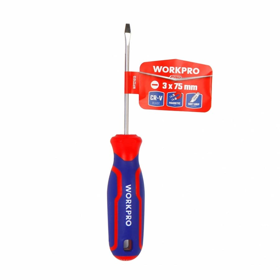 WORKPRO ไขควงปากแบน ขนาด 1/8”x3” รุ่น WP221013