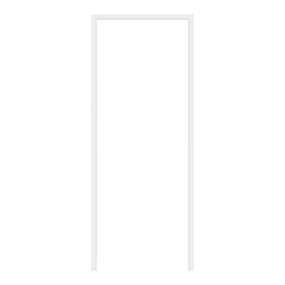 BATHIC วงกบ UPVC รุ่น STANDARD FU1-PRE1 ขนาด 80x200 ซม. สีขาว (2"x4")