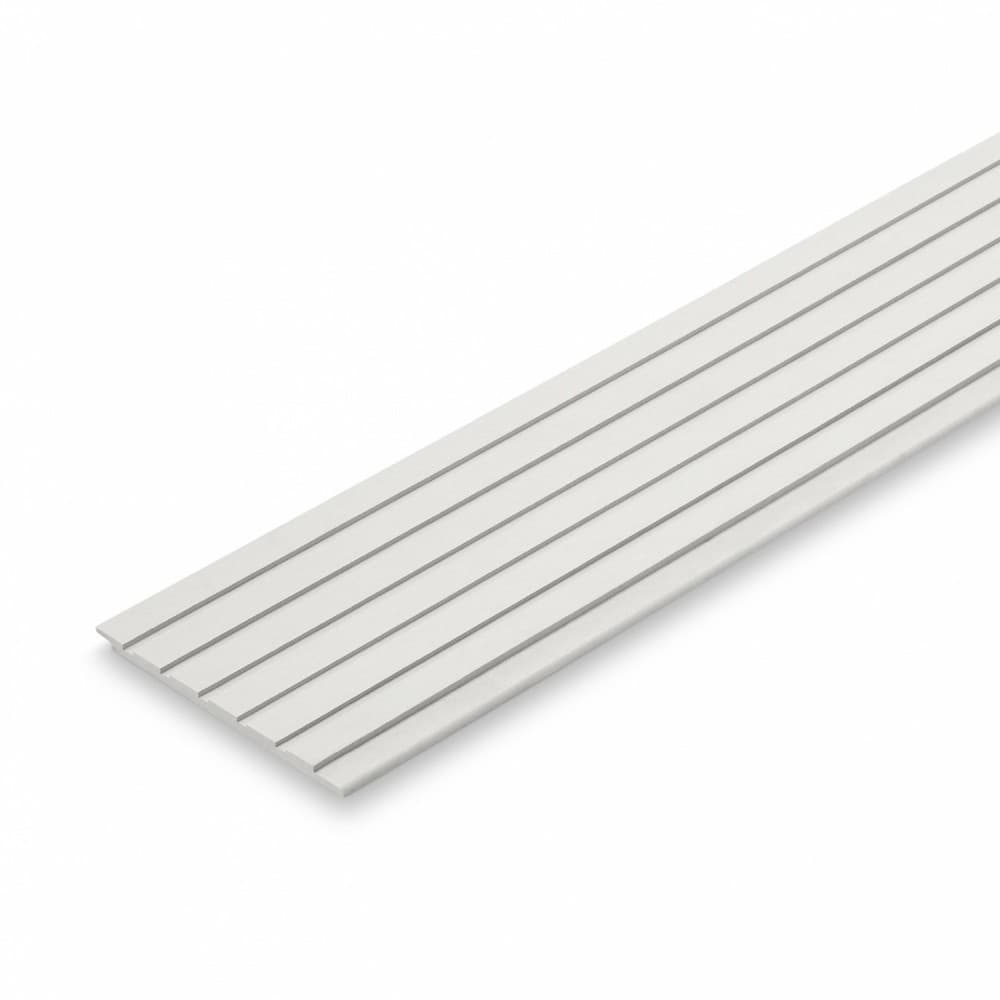 เฌอร่า ไม้ฝาบังใบ สเปลนดิด รุ่นดีไลน์ DL05 ลายเสี้ยน 1.0x22x300ซม. สีธรรมชาติ