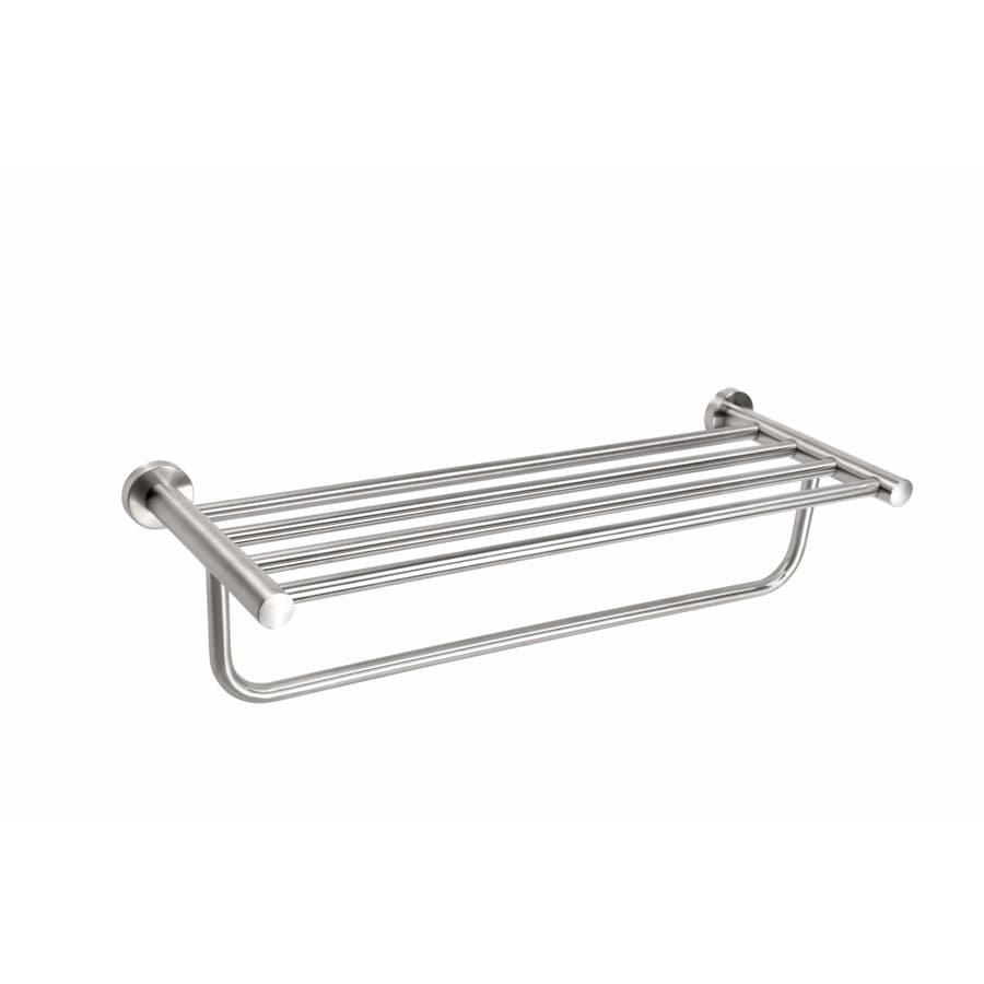 Verno ราวพาดผ้า พร้อมชั้นวางผ้าสแตนเลส 304 รุ่น เวนิส DFXWY-908-SL ยาว 60 ซม.