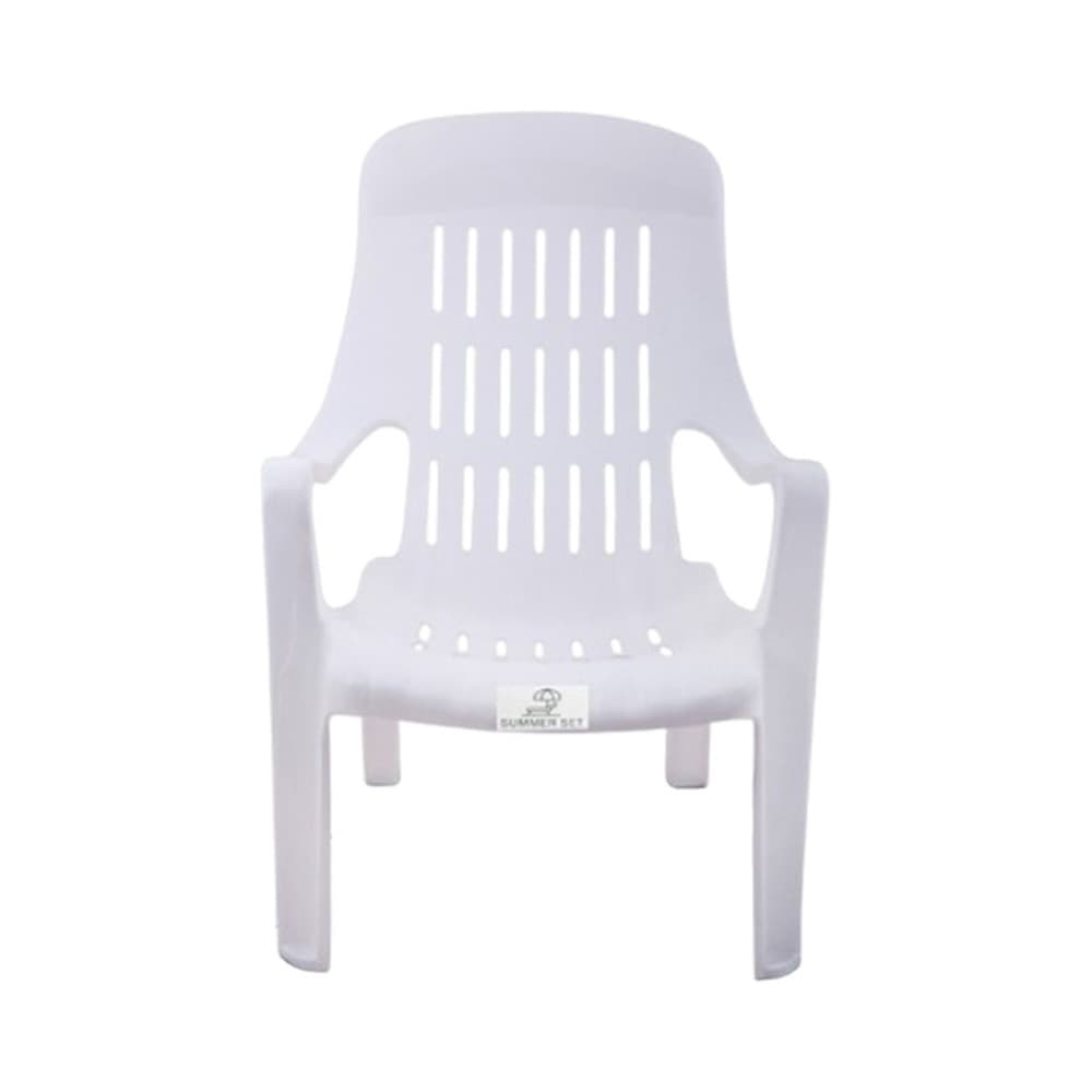 SUMMER SETเก้าอี้พลาสติกเอนนอน รุ่น สุขสบาย FT-234/A สีขาว