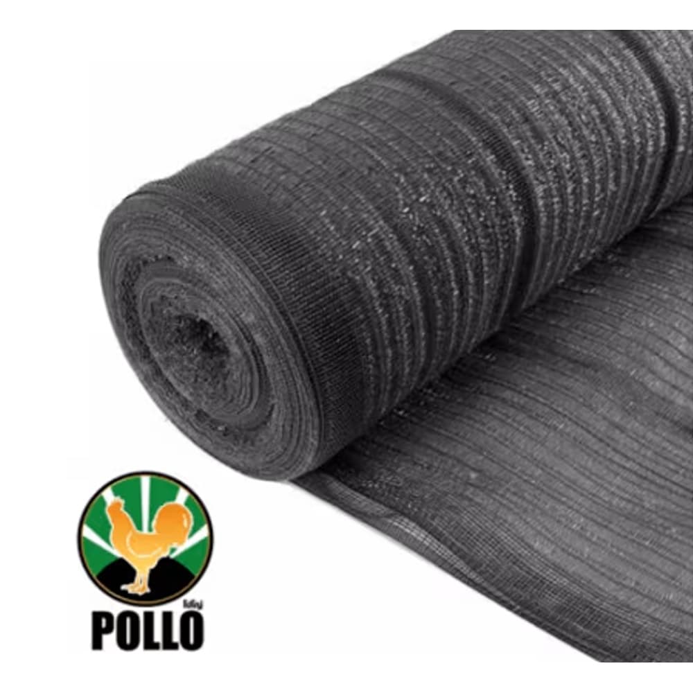 POLLO สแลน HDPE รุ่นSH1101-40  ขนาด2X100M 50%(หนึ่งเข็ม) สีดำ