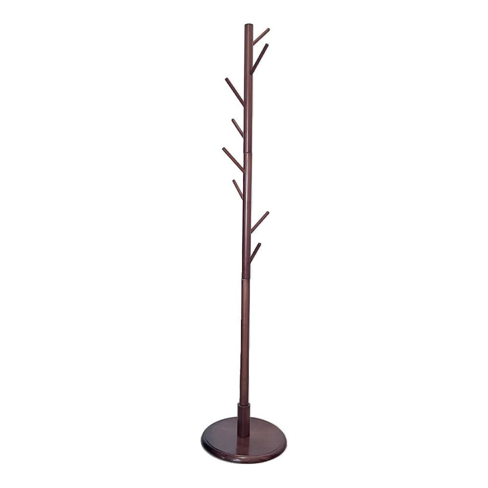 SAKU ที่แขวนหมวกและเสื้อ รุ่น JMS003-BN ขนาด 35×35×165ซม. สีน้ำตาล