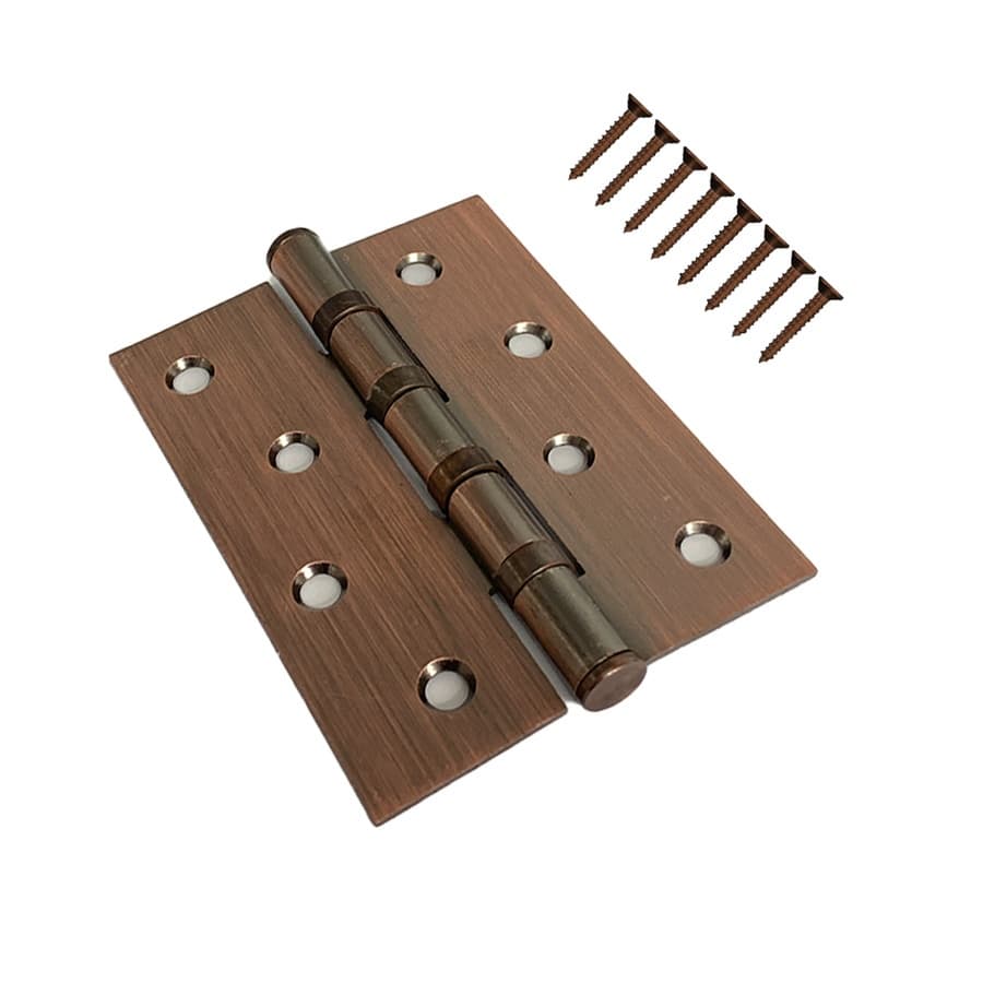 TORSTEN บานพับเหล็ก 4”x3”x2มม. 4BBAC (แกนเล็ก-หัวตัด) รุ่น  HSS4.3.2-GBXAC3  3 แพ็ค สีทองแดงรมดำ