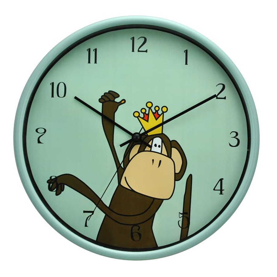 COZY นาฬิกาแขวนผนัง รุ่น MONKEY ขนาด 25.5x25.5x4.3 ซม. สีเขียว