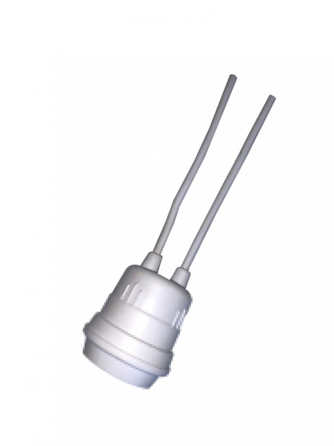 V.E.G. ขั้วหลอดไฟ E-27 รุ่น R028B (ขั้วกันน้ำ) สีขาว