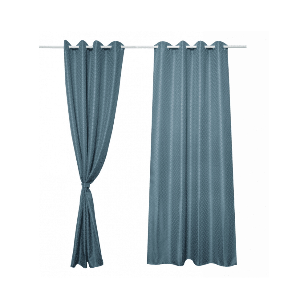 DAVINCI ผ้าม่านประตู รุ่น Mila-10 ขนาด 140x250 ซม. สีน้ำเงิน