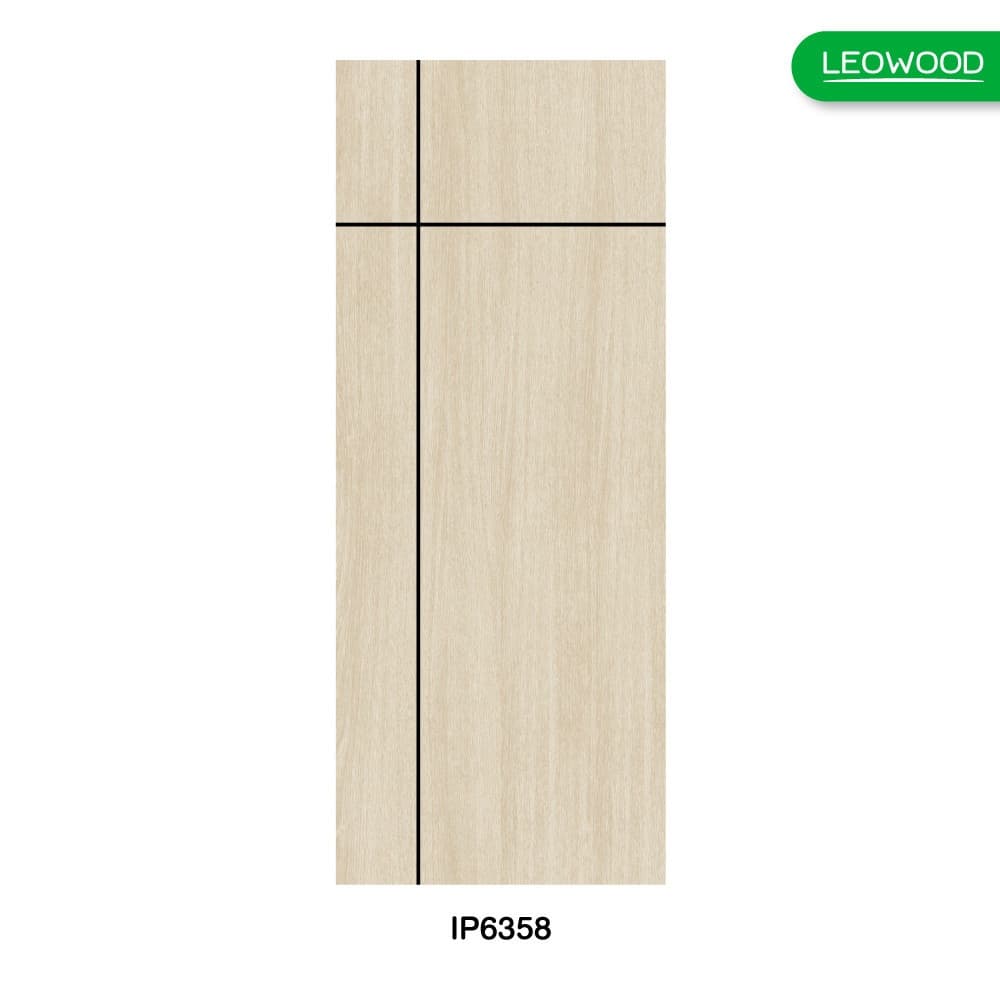 LWD ประตูไม้เคลือบเมลามีนภายใน iDoor S6 ลาย 03 สี Tango ขนาด 3.5x80x200 ซม.