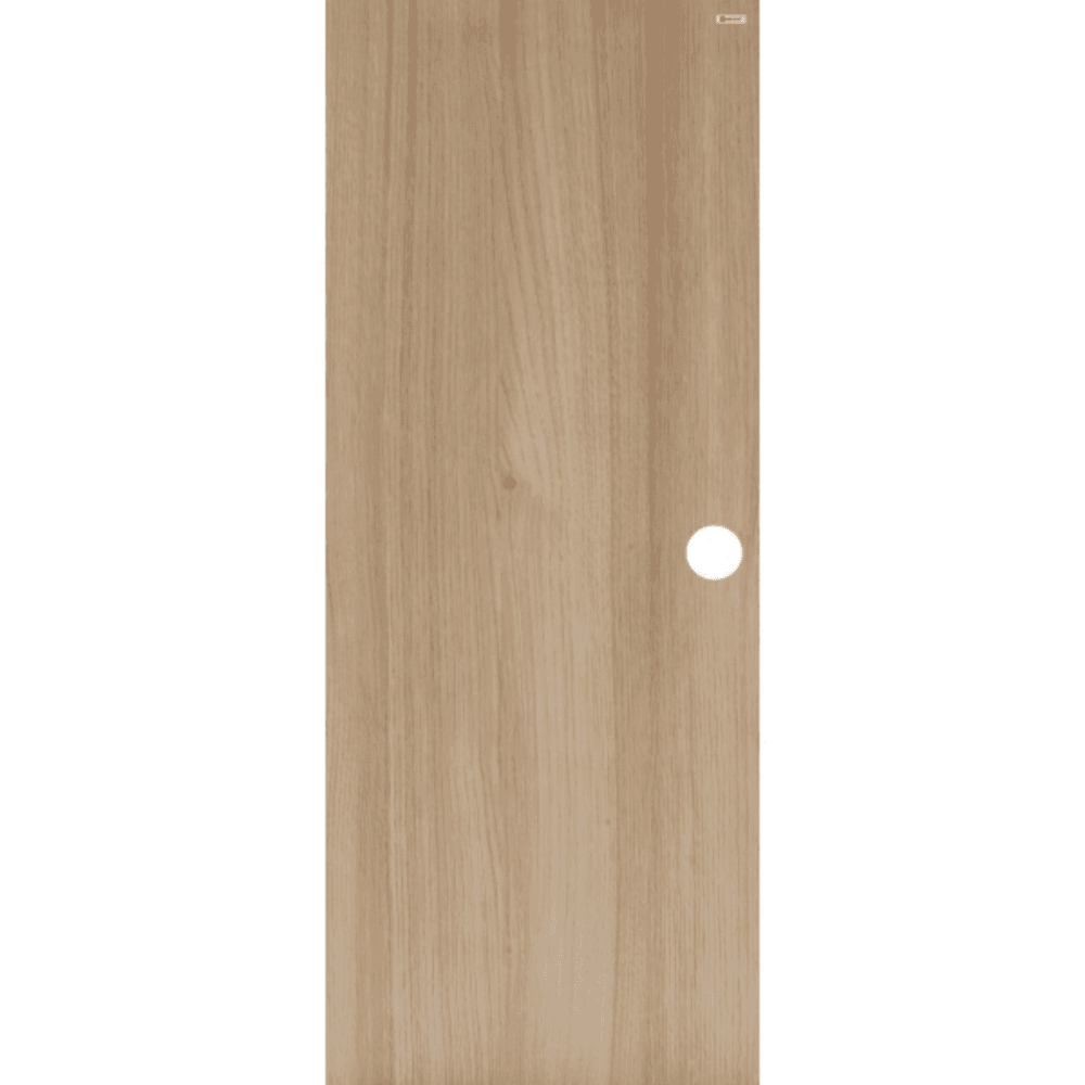BATHIC ประตู WPC รุ่น แผ่นเรียบ BWP01 ขนาด 80x200 ซม. สีเบจไพน์ (เจาะลูกบิด)