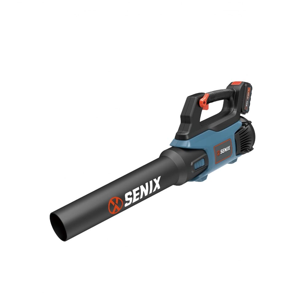 SENIX เครื่องเป่าใบไม้ไร้สาย 20V(Max) (พร้อมแบตเตอรี่ 4.0Ah 1 ก้อน) รุ่น BLAX2-M-EU สีน้ำเงิน - ดำ