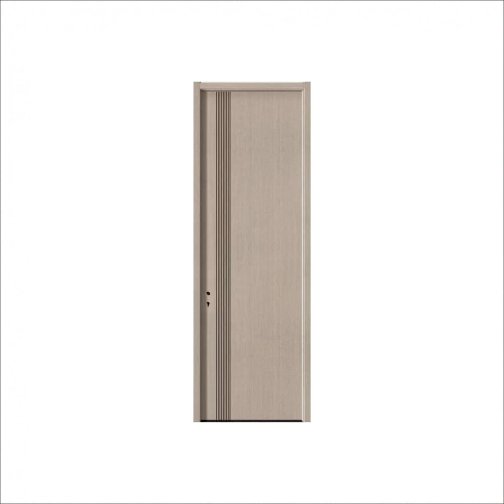 HOLZTUR ชุดประตูปิดผิวเมลามีนพร้อมวงกบ รุ่น GS-SS31 ขนาด 88x216ซม.