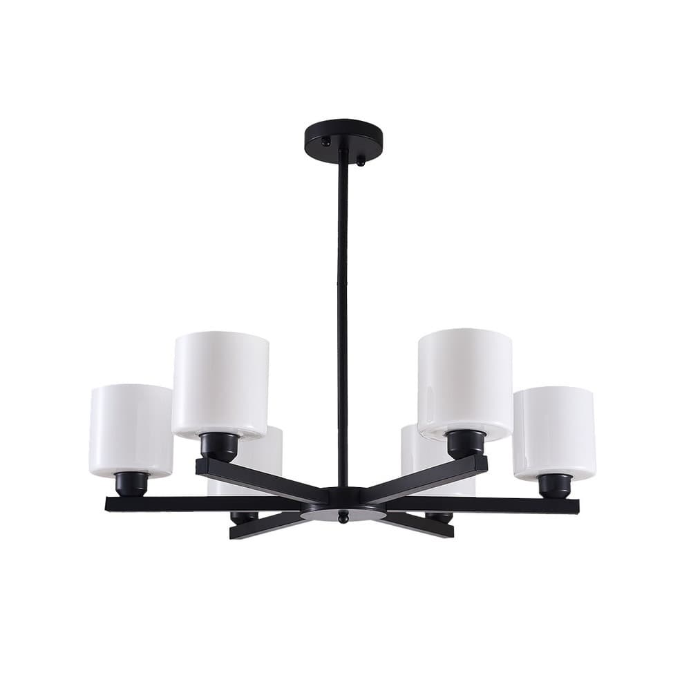 EILON ชุดโคมไฟแขวนเพดาน LED 36W สีดำ รุ่น ETYD-BCMD6638/6