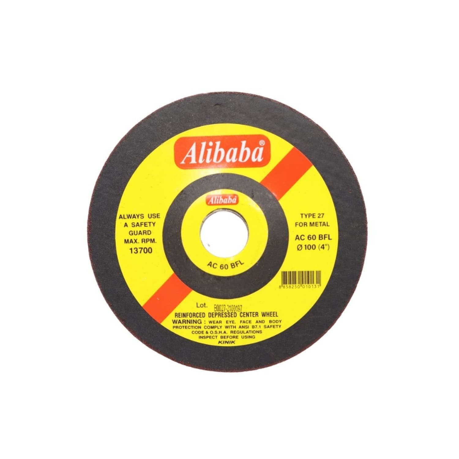 ALIBABA แผ่นเจียร์ (คีนิค) ขนาด 4 นิ้วx2มม. 4